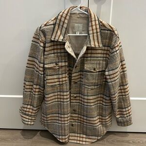 Plaid Shacket Women’s Medium